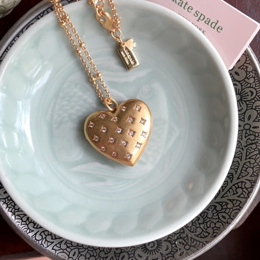 Kate Spade My Precious Heart Long Locket NWT